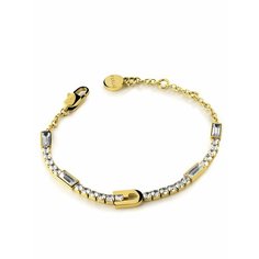 Браслет FURLA, кристалл, золотой