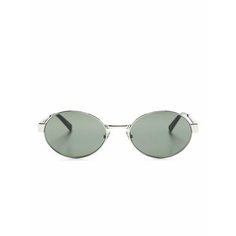 Солнцезащитные очки Saint Laurent, серебряный