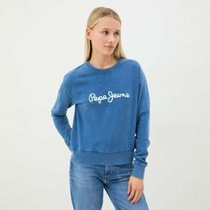 Свитшот Pepe Jeans, размер S, , синий