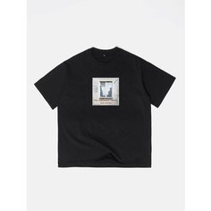 Футболка podgon., размер 44-46, черная