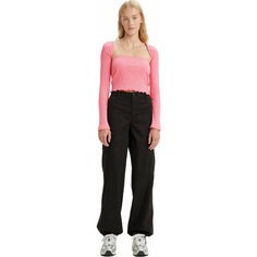 Брюки багги Levis Women 94 Baggy Cargo Pants, размер 27/32, чёрный Levis®