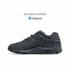 Кроссовки New Balance, размер 41.5 EU, черный