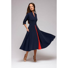 Платье 1001dress, размер XS, темно-синий/красный