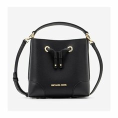 Сумка кросс-боди MICHAEL KORS, фактура гладкая, зернистая, черный