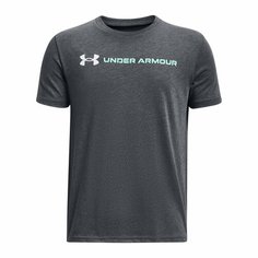 Футболка спортивная Under Armour, размер YSM, серый