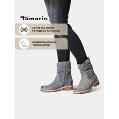 Сапоги Tamaris, полнота F (EU)/ на среднюю стопу, размер 37, серый