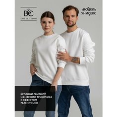Свитшот B&C collection, размер 46-48, , белый