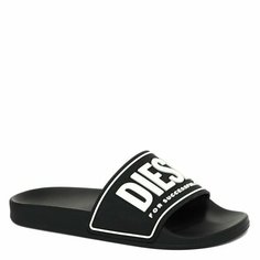 Шлепанцы DIESEL, размер 38, черный