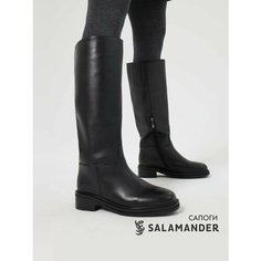 Сапоги Salamander, полнота 4 (RU)/ на узкую и среднюю стопу, размер 36, серо-черный