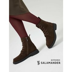 Ботинки тимберленды Salamander, размер 40, коричневый