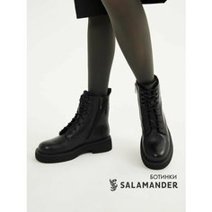 Ботинки тимберленды Salamander, размер 39, черный