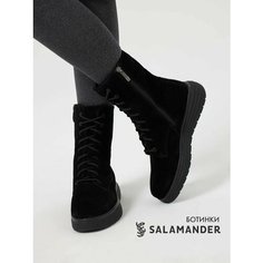 Ботинки дерби Salamander, размер 40, черный
