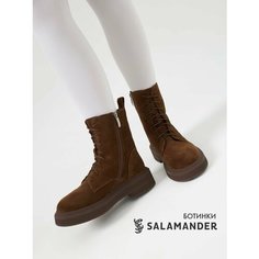 Ботинки тимберленды Salamander, размер 35, коричневый