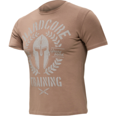 Футболка спортивная HARDCORE TRAINING, размер XXL, коричневый