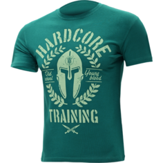 Футболка спортивная HARDCORE TRAINING, размер XL, зеленый