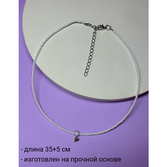 Чокер SIDORINA SOFIA ACCESSORIES, перламутр, бисер, длина 35 см, золотой