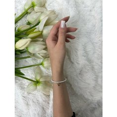 Браслет-цепочка SIDORINA SOFIA ACCESSORIES, кристалл, 1 шт., размер 15 см, золотой