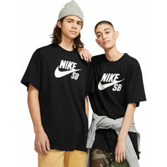 Футболка спортивная NIKE Logo Skate T-Shirt, размер S, черный