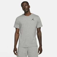 Футболка спортивная NIKE M J JUMPMAN EMB SS CREW, 1 шт., размер M, серый