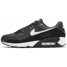 Кроссовки NIKE Air Max 90, полнота F (EU)/ на среднюю стопу, размер 12 US, черный