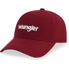 Бейсболка Wrangler Men Washed Logo Cap, размер OS, красный
