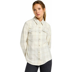 Рубашка Lee Women Regular Western Shirt, размер L, бежевый