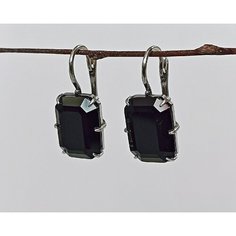 Серьги SARRSA, кристалл, черный
