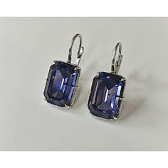 Серьги SARRSA, кристалл, фиолетовый