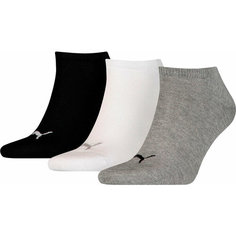 Носки PUMA Unisex Sneaker Plain, размер 39/42, серый
