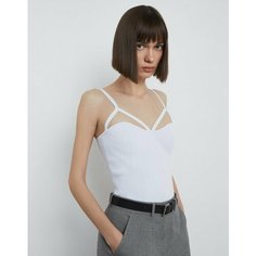 Топ Gloria Jeans GJ BLACK, размер L (48-50), белый