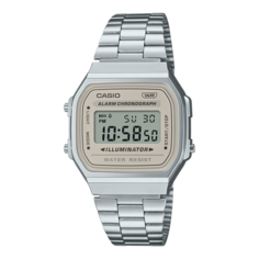 Наручные часы CASIO, серебристый/бежевый