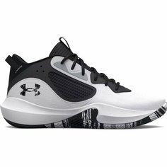 Кроссовки Under Armour UA Lockdown 25, полнота F (EU)/ на среднюю стопу, размер 8,5/10 US, белый, черный