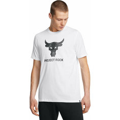 Футболка спортивная Under Armour Ua Pjt Rck Payoff Graphc Ss, размер XS, белый