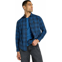 Рубашка Lee Men Button Down Shirt, размер L, синий/черный