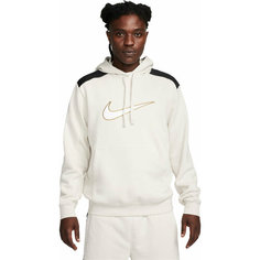 Худи NIKE M NSW SP FLC HOODIE BB, размер L, , бежевый