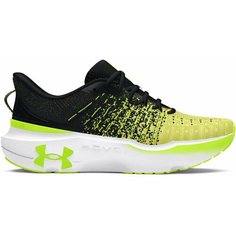 Кроссовки Under Armour UA Infinite Elite, полнота F (EU)/ на среднюю стопу, размер 10.5, черный/салатовый