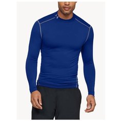 Термобелье верх Under Armour Mens UA ColdGear® Armour Compression Mock, размер SM, синий