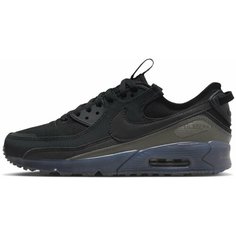 Кроссовки NIKE Nike Air Max Terrascape 90, полнота F (EU)/ на среднюю стопу, размер 11 US, чёрный