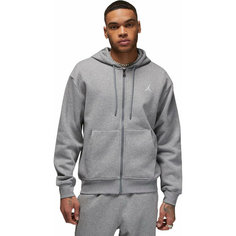 Толстовка NIKE M J ESS FLC FZ HOODIE, размер M, , серый