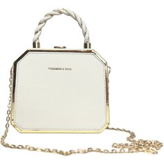 Сумка клатч , белый Fashion & bag