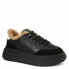 Кроссовки ASH Ash IMPULS FUR, размер 35, чёрный