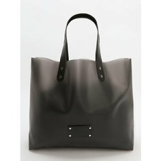 Сумка шоппер Calzetti, темно-серый