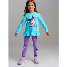 Легинсы playToday, размер 110, сиреневый