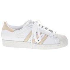 Кеды adidas Superstar, размер 9 UK, бежевый/белый/бежевый