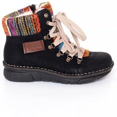 Ботинки Rieker, размер 36, чёрный