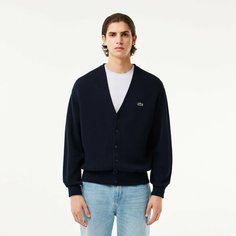 Кардиган LACOSTE, размер T4, , темно-синий