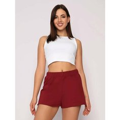 Шорты Fashion Margo, размер 52, бордо