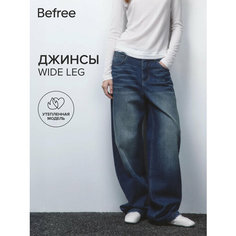 Джинсы широкие Befree, размер M/170, темно-синий