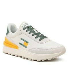 Кроссовки TOMMY HILFIGER TJM TECH RUNN, размер 45 EU, бежевый