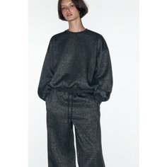 Свитшот Befree Basic, размер M/170, , темно-серый меланж